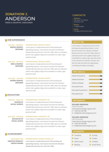 John A.'s Gold/Black Resume - Fairfax, VA.