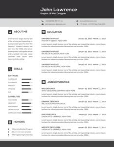 John Lawrence Black/White Resume - Baltimore, MD.